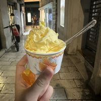Mango icecream  at Gelateria Emiliana in Split