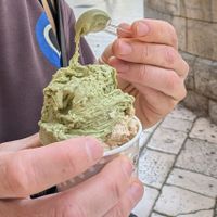 Mega scoops! These are just 2 at Gelateria Emiliana in Split