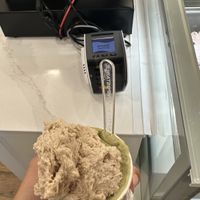 5,5€ for a medium scoop  at Gelateria Emiliana in Split
