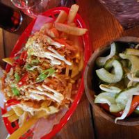 Loaded fries at Spice Monkey in Utrecht