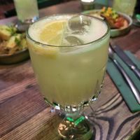 Cloudy Apple cocktail at The Botanist in Warsaw