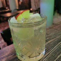 Apple & Pear cocktail at The Botanist in Warsaw