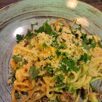 Spagetti Carbonara at The Botanist in Warsaw