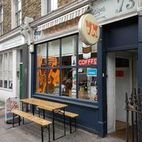 Outside of VX at Vx in North London