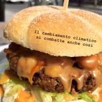 Jackfruit burger at Vx in North London