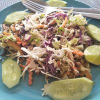 Myanmar salad at Two Sisters in Pai