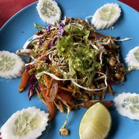Myanmar salad  at Two Sisters in Pai