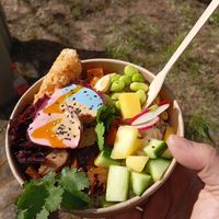 "Rainbow Bowl" at Mojewa in Berlin