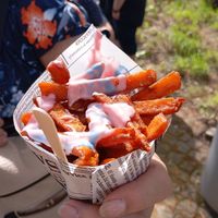 "Crispy Sweet Potato Fries" at Mojewa in Berlin