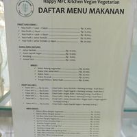  at Happy MFC Kitchen in Jakarta