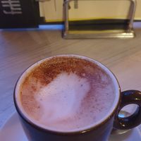 Vegane heiße Schokolade Vollmilch at Cafe Riptide in Braunschweig