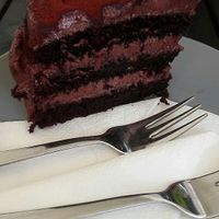 Vegane Schokotorte at Cafe Riptide in Braunschweig