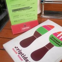 Menue at Cafe Riptide in Braunschweig