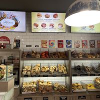 Bagel wall  at The Bagel Nook in Princeton