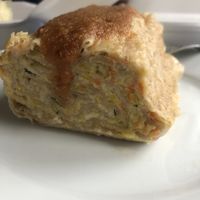 vegetable vegan dumpling at Moji Struklji - My Dumplings of Slovenia in Ljubljana