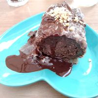 Chocolate dumpling at Moji Struklji - My Dumplings of Slovenia in Ljubljana