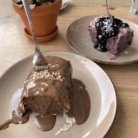 Chocolate & blueberry štruklji at Moji Struklji - My Dumplings of Slovenia in Ljubljana