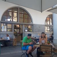 Restaurant seen from the outside area at Moji Struklji - My Dumplings of Slovenia in Ljubljana