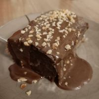 Chocolate dumplings at Moji Struklji - My Dumplings of Slovenia in Ljubljana