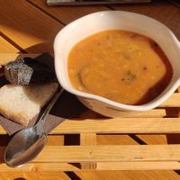 bean stew at Moji Struklji - My Dumplings of Slovenia in Ljubljana