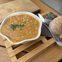 Vegan kamut stew  at Moji Struklji - My Dumplings of Slovenia in Ljubljana