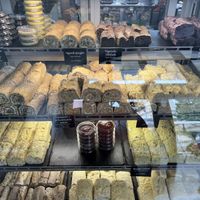 Vegan on the top shelf  at Moji Struklji - My Dumplings of Slovenia in Ljubljana