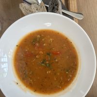 Vegan peppers and smoked tofu stew  at Moji Struklji - My Dumplings of Slovenia in Ljubljana