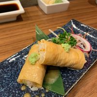 Yuba nigiri at Chikyū Vegan Sushi Bar & Izakaya in Las Vegas