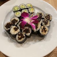 Avocado, mushroom, ?   at Chikyū Vegan Sushi Bar & Izakaya in Las Vegas