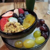 The chocolate mousse at Chikyū Vegan Sushi Bar & Izakaya in Las Vegas