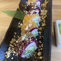 Monkeyflower roll.  at Chikyū Vegan Sushi Bar & Izakaya in Las Vegas