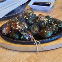 Brussel sprouts at Chikyū Vegan Sushi Bar & Izakaya in Las Vegas