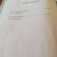 Menu at Mary in Lugano