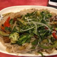 Chow fun vegan v10 at Chopstix in Seaside