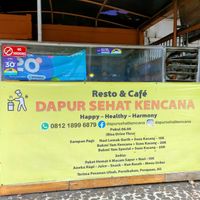 Outside at Dapur Sehat Kencana in Jakarta