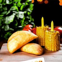 Empanada at Vivarepas in Pforzheim