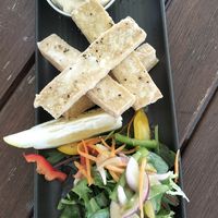 Salt and Pepper tofu at Moruya Waterfront Hotel Motel in Moruya