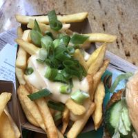 CHEESY FRIES -> 3,80€
  at Vedang - green burger | Bikini in Berlin