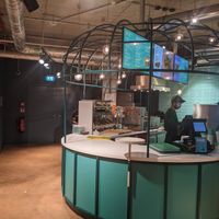 Inside of Vedang Plant Burger - Bikini Mall at Vedang - green burger | Bikini in Berlin