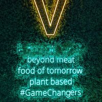 Decoration at Vedang Plant Burger - Bikini Mall at Vedang - green burger | Bikini in Berlin