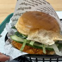 Crispy chick  at Burgie in Berlin