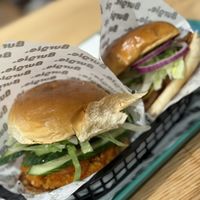 Our burgers   at Burgie in Berlin