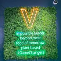 V Neon at Vedang - green burger | Bikini in Berlin