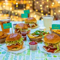 Menu at Vedang - green burger | Bikini in Berlin