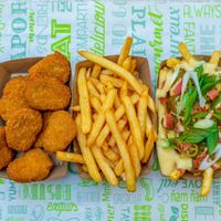 Menu at Vedang - green burger | Bikini in Berlin