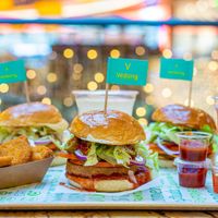 Menu at Vedang - green burger | Bikini in Berlin