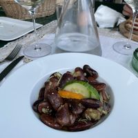 A typical Styrian salad  at Weingut Buschenschank Firmenich - Steinberghof in Ehrenhausen