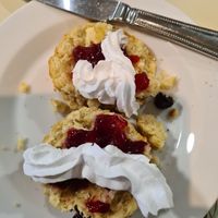 Fresh warm scones at Goats & Oats at Garsdale in Sedbergh