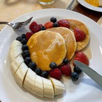 Pancakes at Goats & Oats at Garsdale in Sedbergh