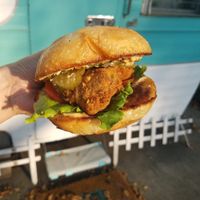 Pure Chick'n Sandwich at Pure Soul PB Eats in Sacramento